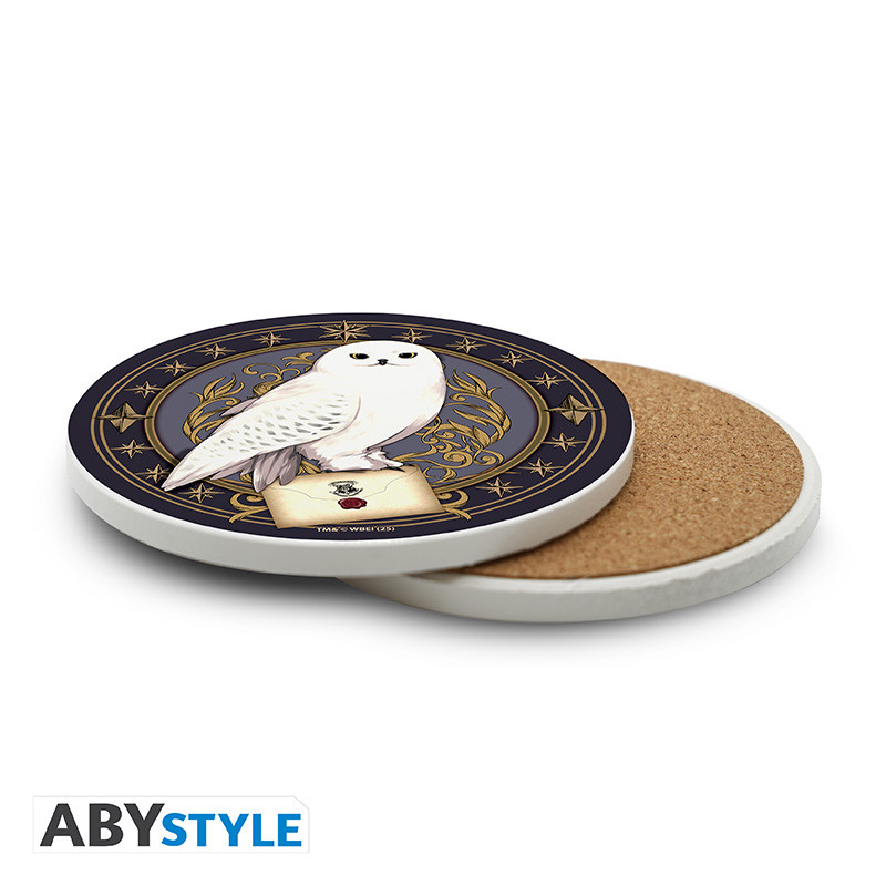 HARRY POTTER Ceramic Coasters Hedwig