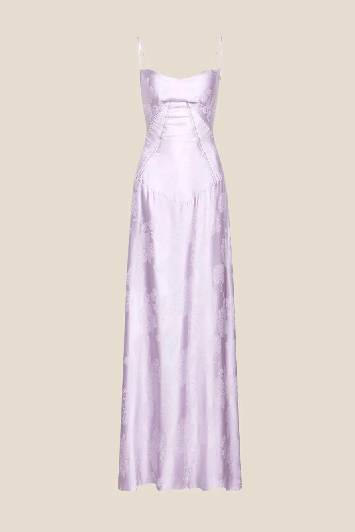 Dreamy Pink Straps Long Dress