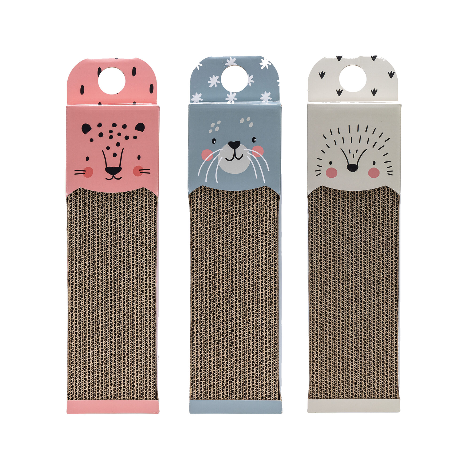 Beeztees Cardboard Scratching Board - Leopard