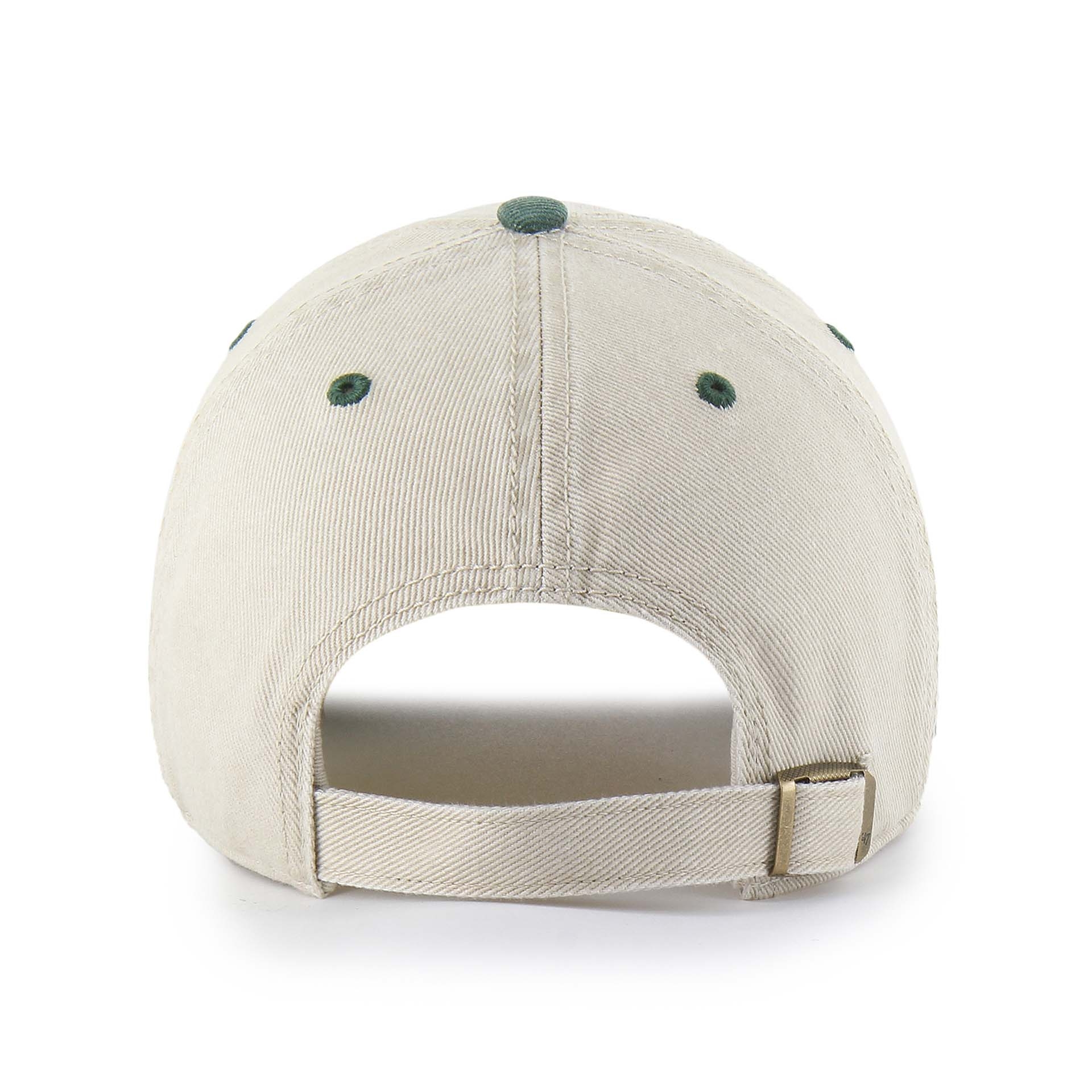 New York Jets '47 Breaking Trail Clean Up Adjustable NHL Cap Natural/Green