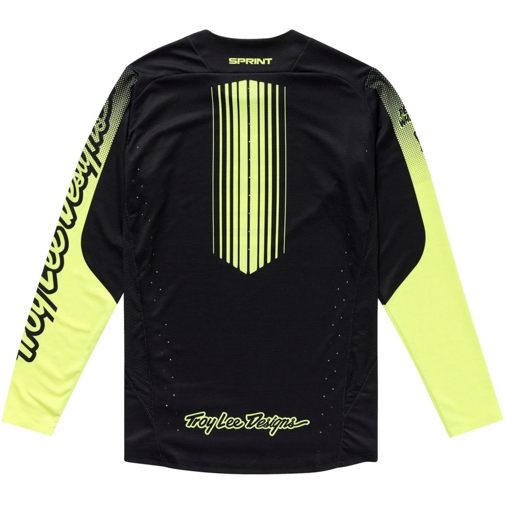Troy Lee Designs Sprint Long Sleeve Jersey Men - Segment Black