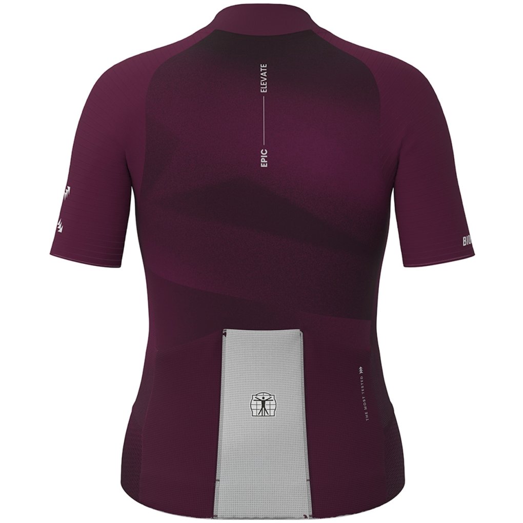 Bioracer Epic Elevate Cycling Jersey Women - burgundy red
