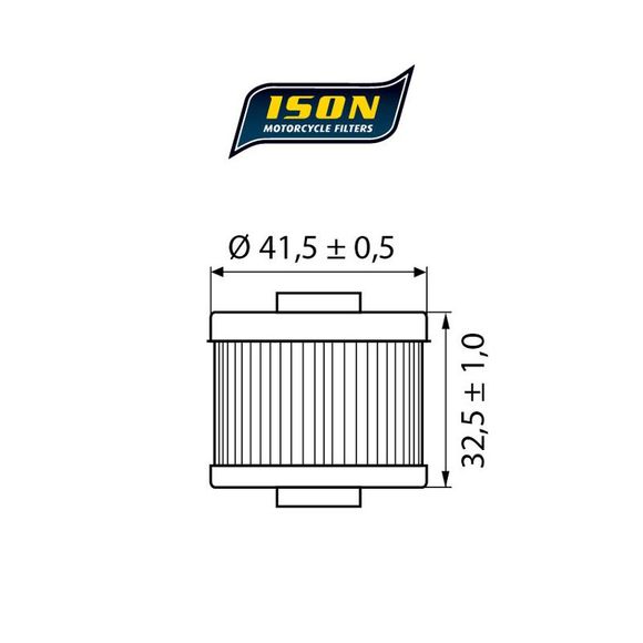 Ison 185 Oil Filter - Original TypeRef: ISON 185