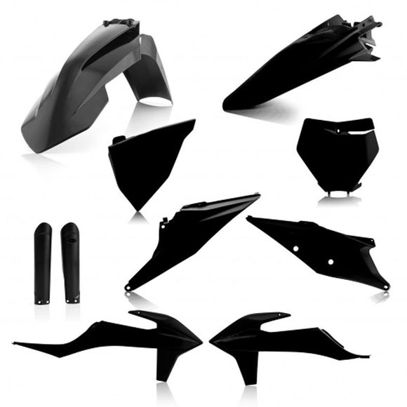 Acerbis FULL KIT BLACK Plastic Kit - BlackRef: AE2717 / 0023479.090