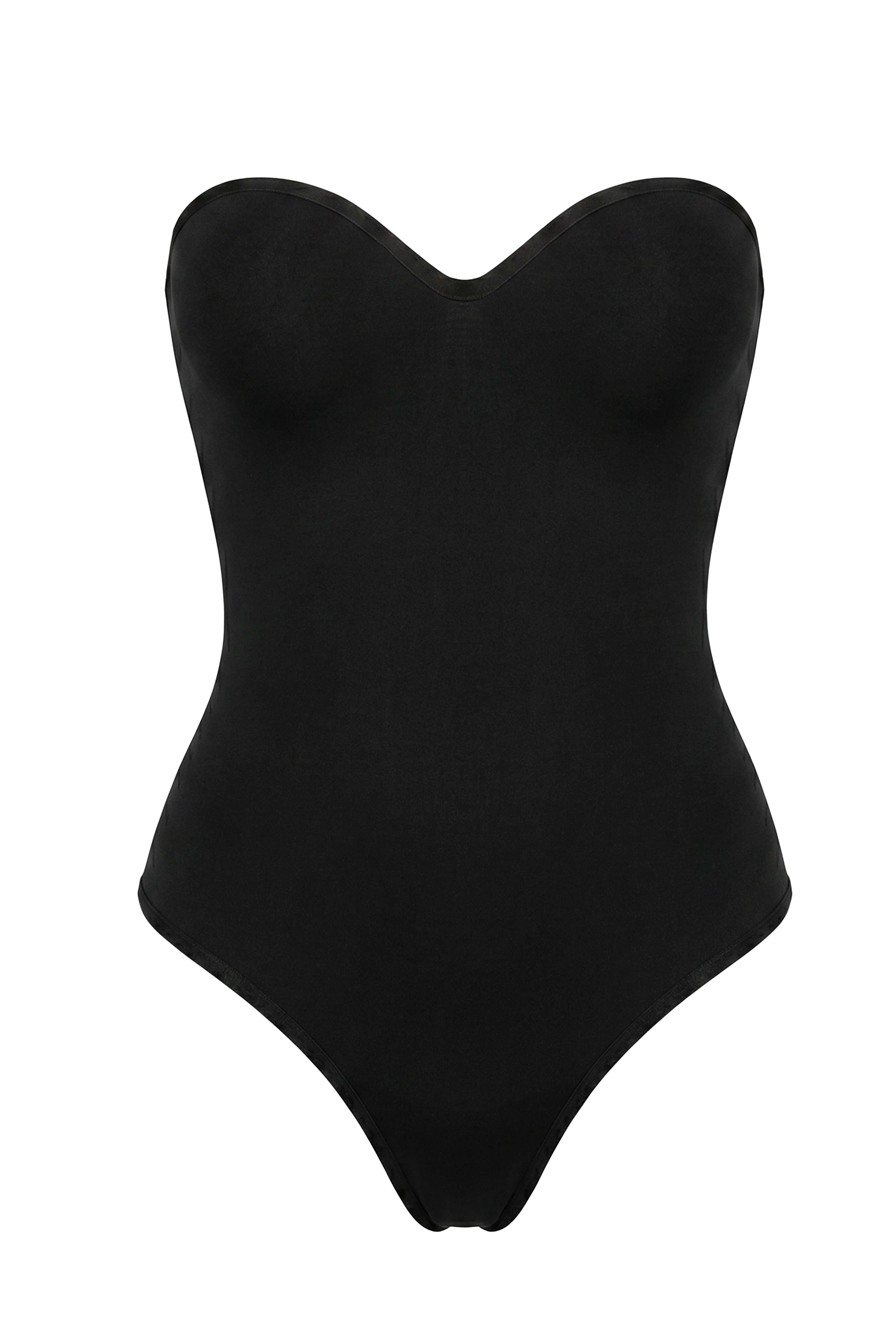 Black Sascha Strapless Bodysuit