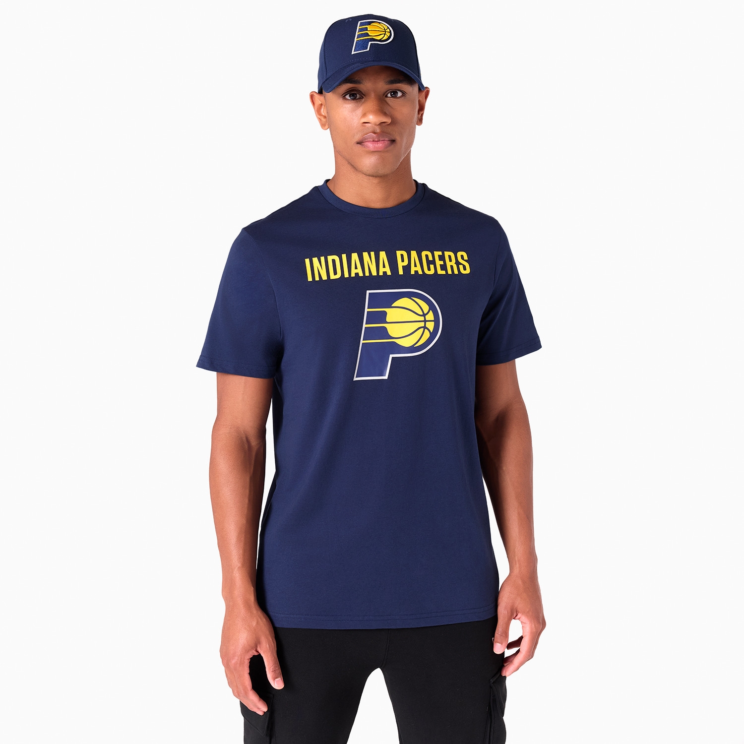 Indiana Pacers Team Logo NBA T-Shirt Navy