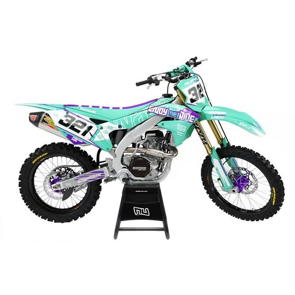 RiderUnik ENJ deco kitKAWASAKI 250 KX 250 F (KX250N) - 2004 - 2005Ref: ru0189 / kaenj06