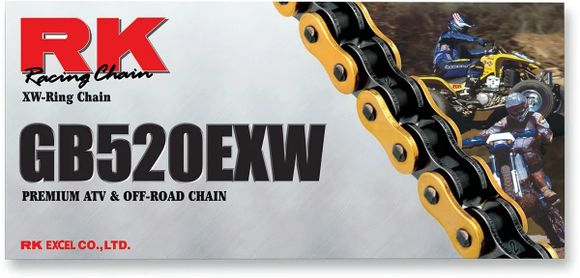 Rk transmission chain EXW Series 100 links 520 UniversalRef: Rk00434A / Gb520Exw100