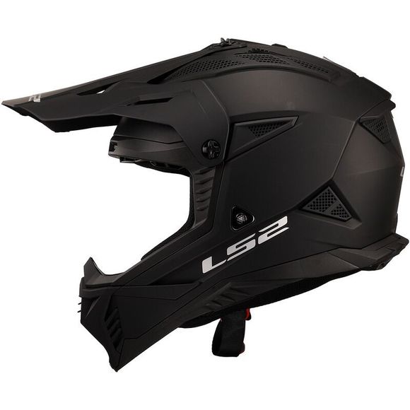 LS2 MX708 FAST II SOLID MATT 2025 cross helmet - BlackRef: LS0904