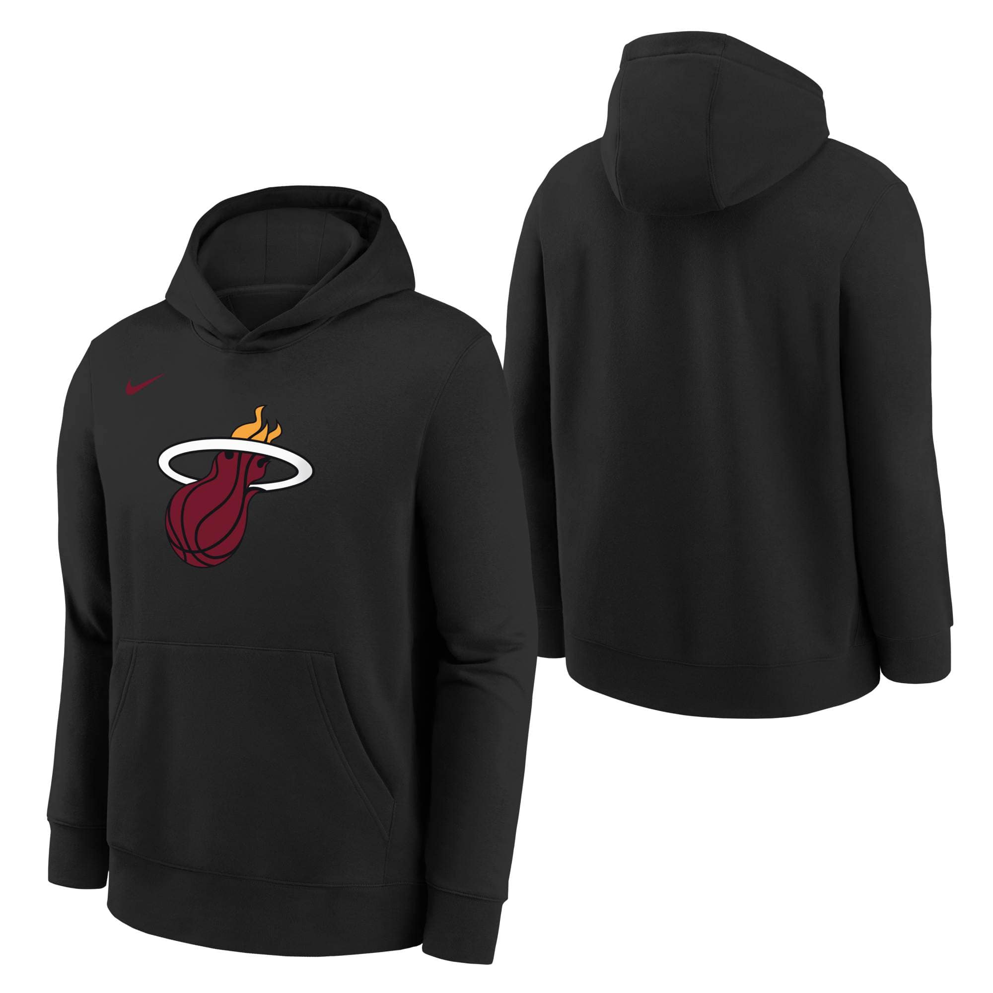 Miami Heat Nike Fleece Essential NBA Hoodie Black (YOUTH)
