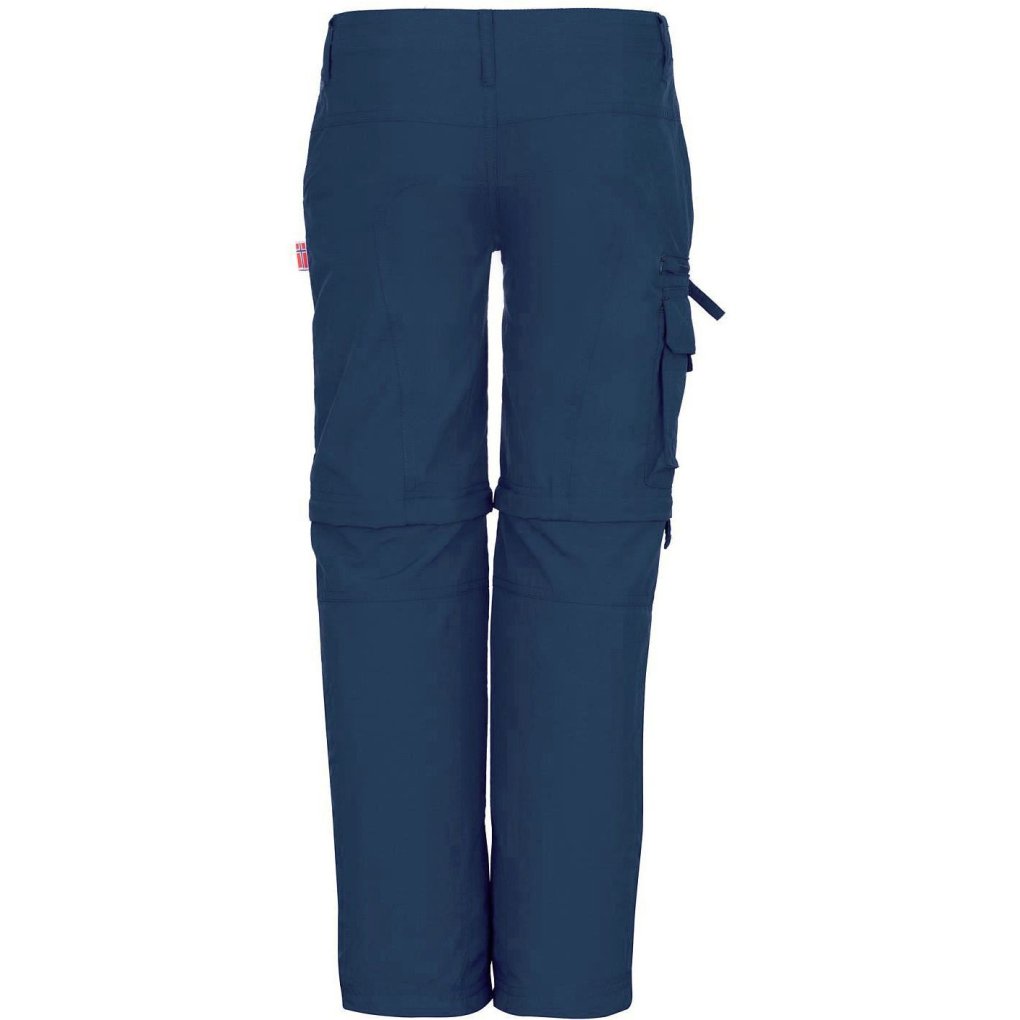 Trollkids Oppland Slim Fit Zip-Off Pants Kids - Mystic Blue