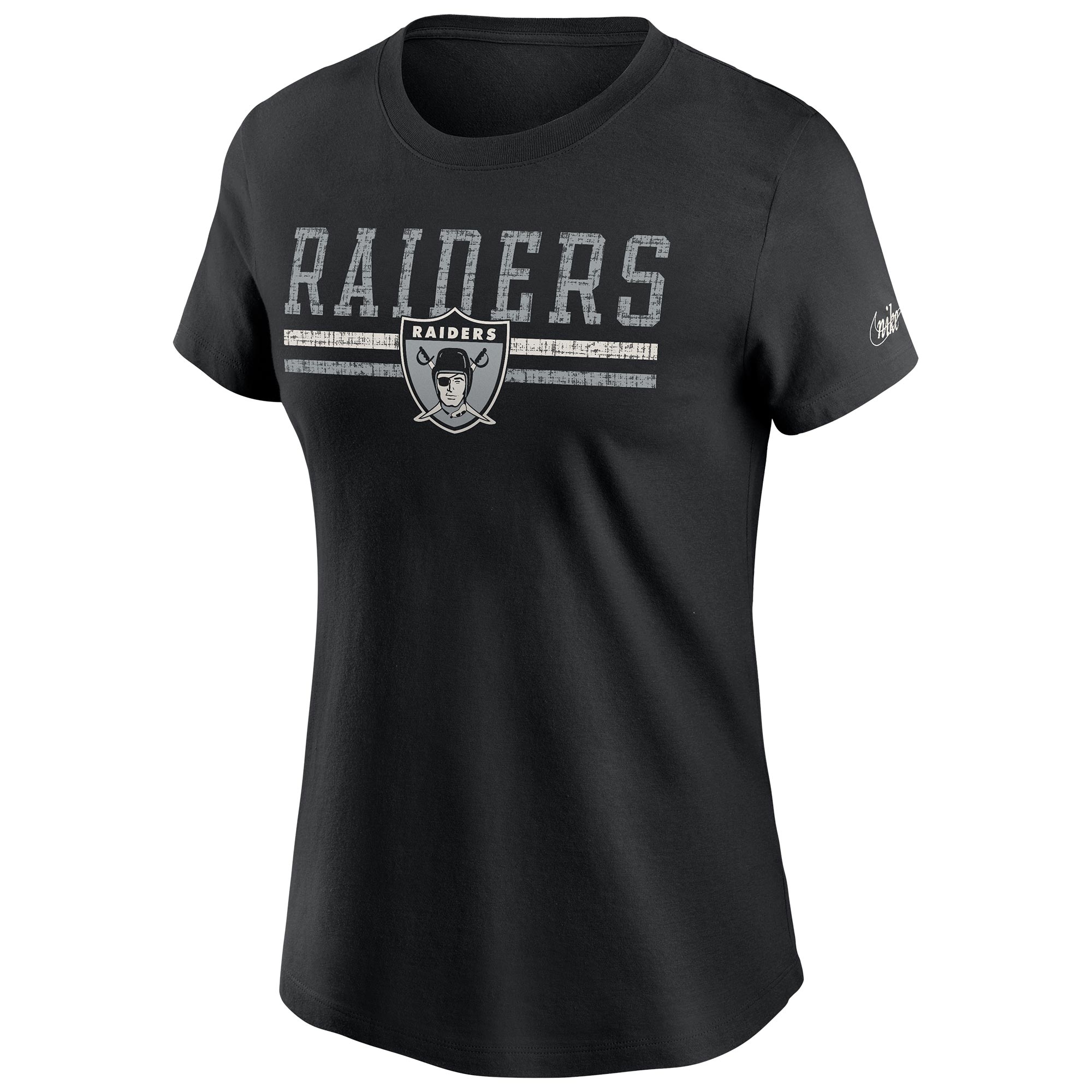 Las Vegas Raiders Historic Distressed Nike NFL T-Shirt (WOMEN'S)
