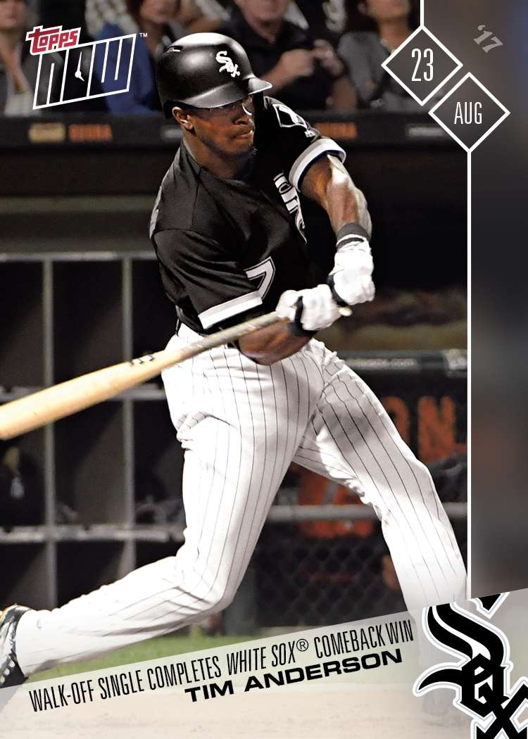 Tim Anderson - 08/23/2017 TOPPS NOW® CARD 515 - Print Run: 156