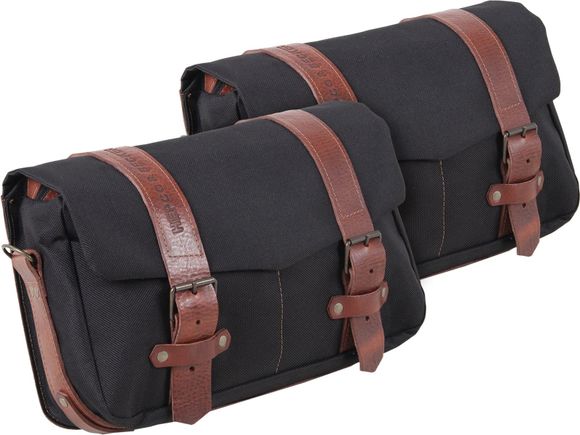 Hepco & Becker Legacy M/M Saddlebags for C-Bow Mount (Pair) - Black UniversalRef: HBE01634A / 6451976 00 01 MM