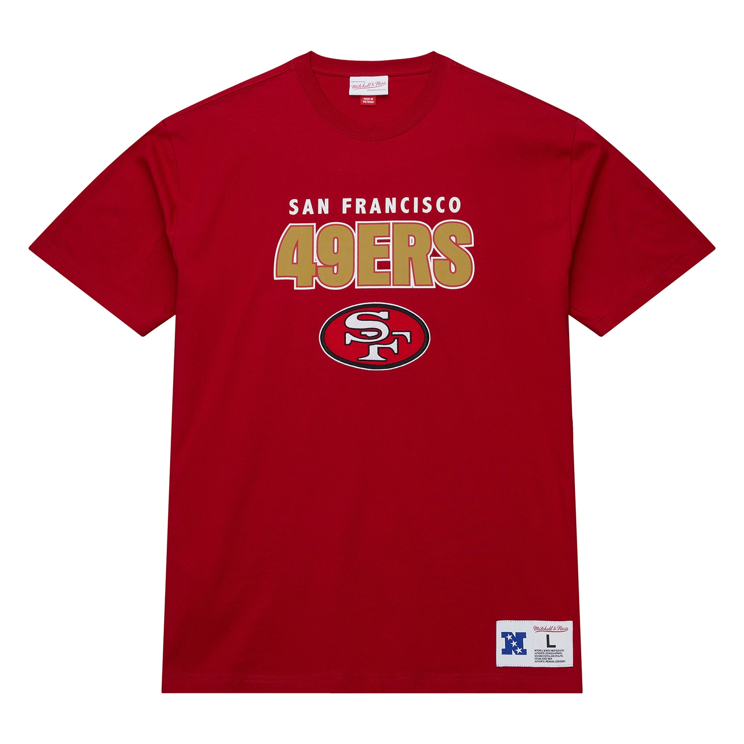 San Francisco 49ers NFL Throw it Back T-Shirt Red