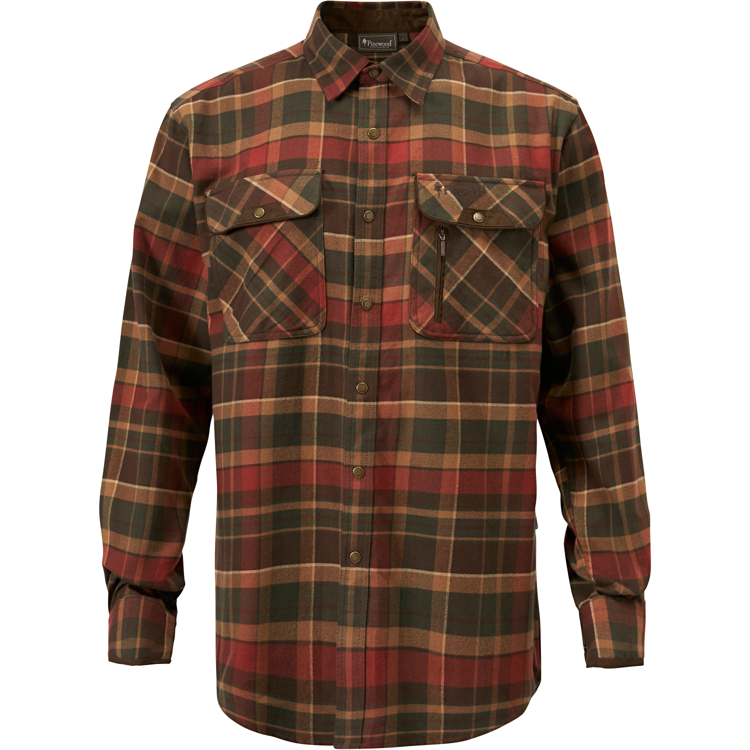 Prestwick Exclusive Shirt Men (D.Green\/Terracotta)