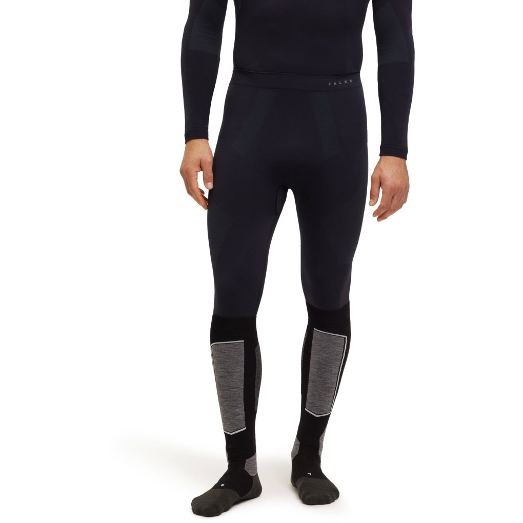 Falke Warm Long Tights Men - black 3000
