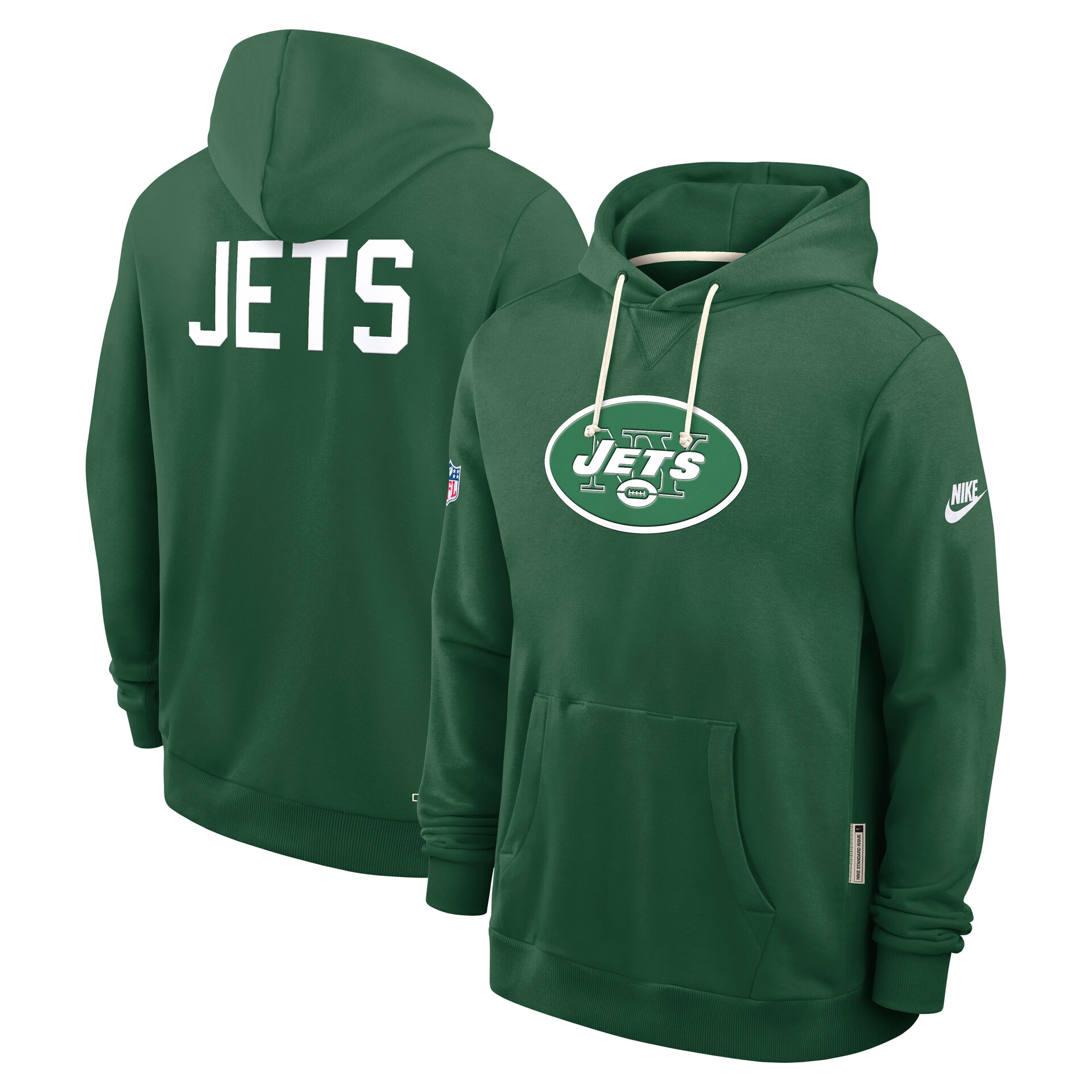 New York Jets 2025 NFL Sideline Nike Vintage Alternate Hoodie Green