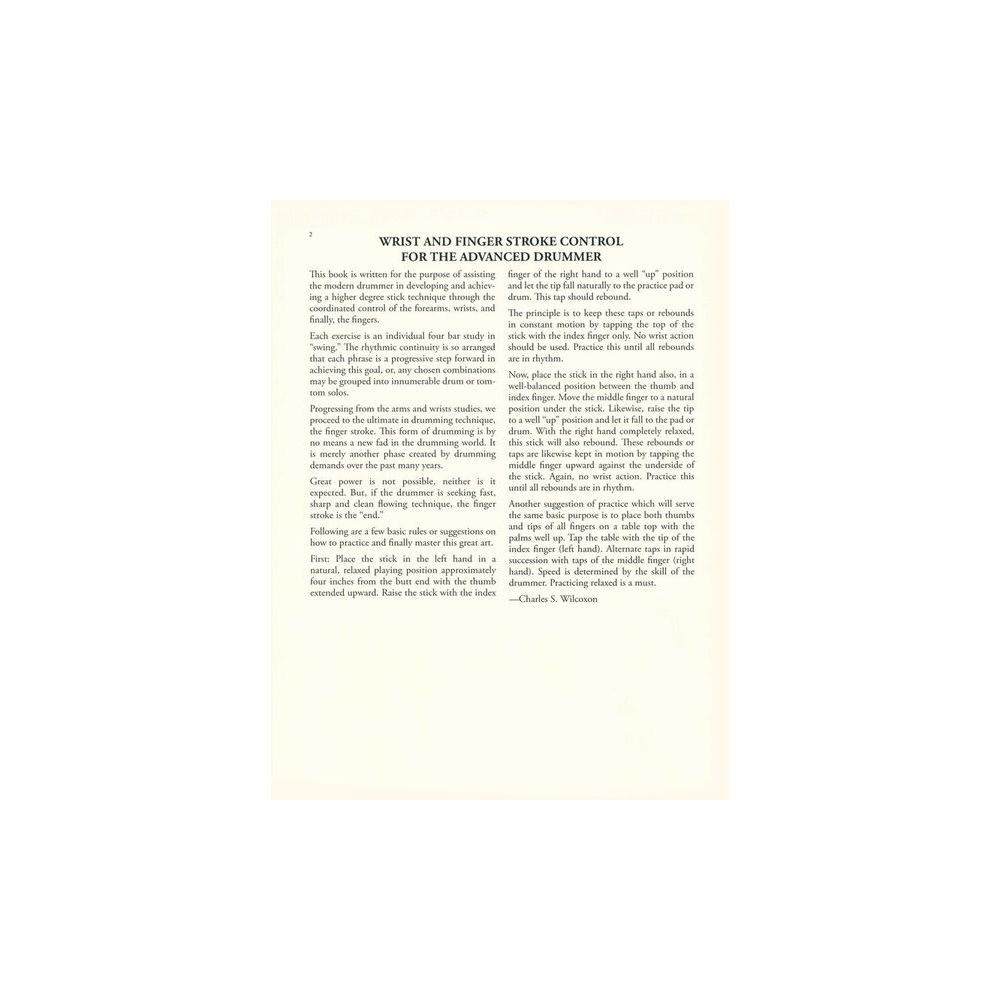 Ludwig Masters Publications Wrist And Finger Stroke Contro – Thomann Ireland