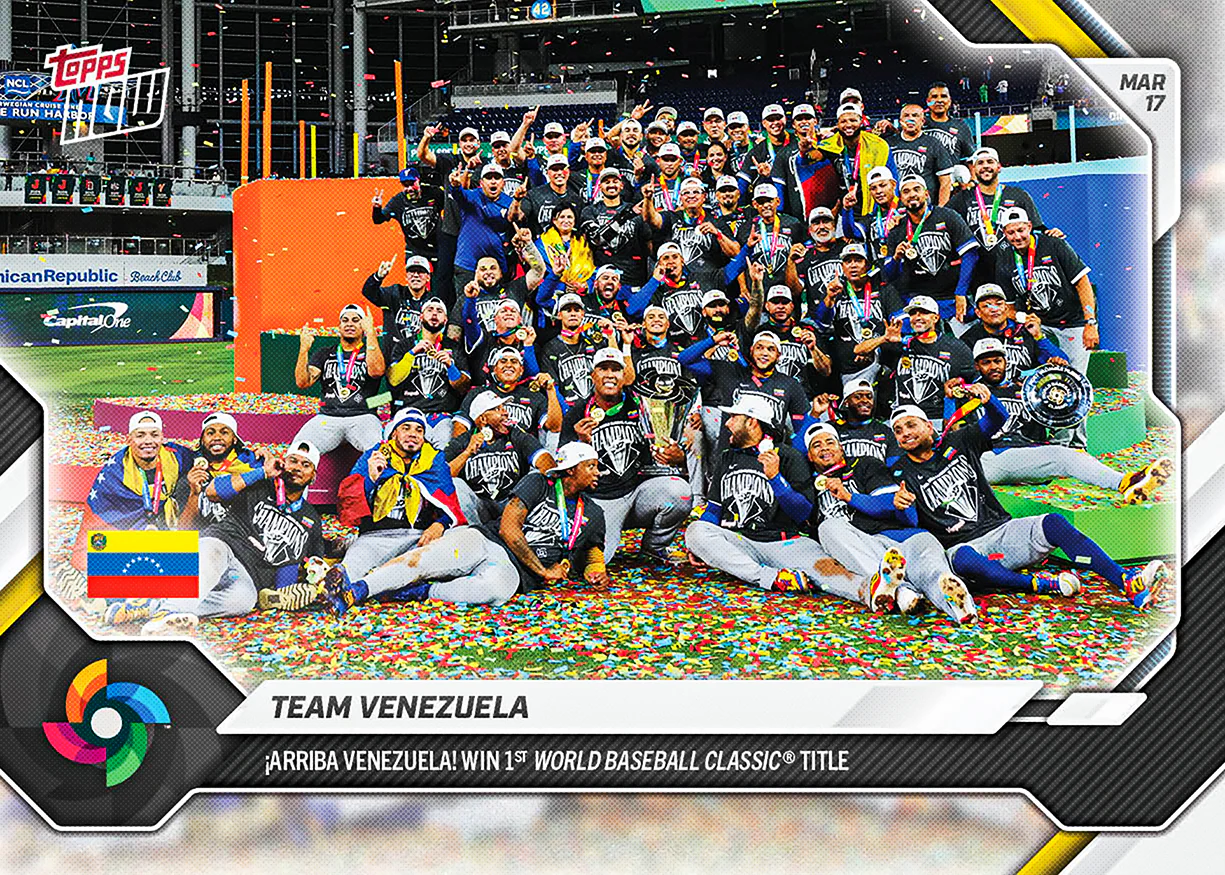 Team Venezuela - 2026 World Baseball Classic Topps NOW® - Card 43 - PR: 3552