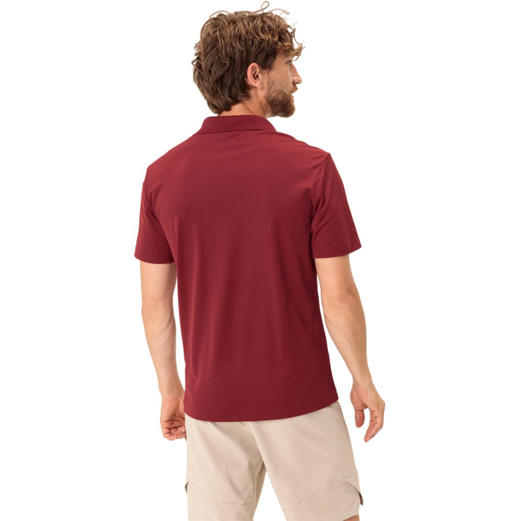 Vaude Essential Polo Shirt Men - carmine