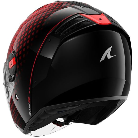 Shark RS Jet Stride - Black / Red HelmetRef: Sh1720-C688