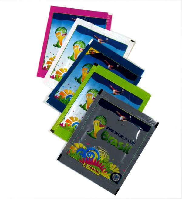 Panini World Cup Brasil 2014 Set With 5 Packets-Versions