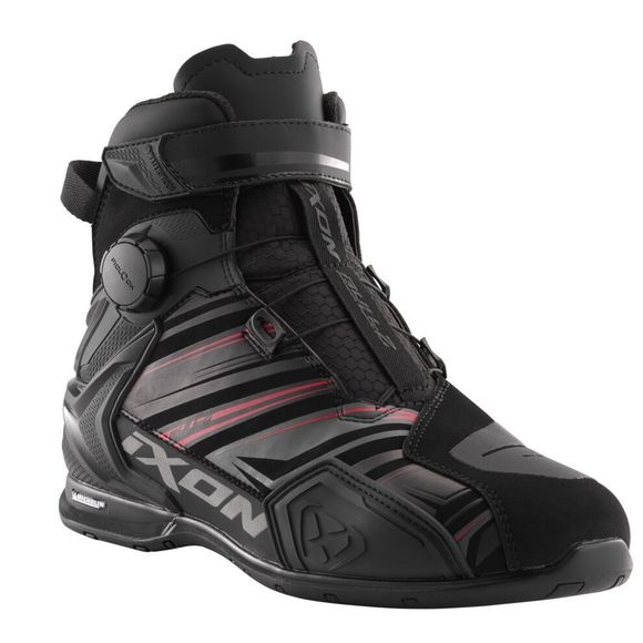 Ixon BULL 2 WATERPROOF ULTRA Motorcycle Riding Shoes - Black / RedRef: IX2120