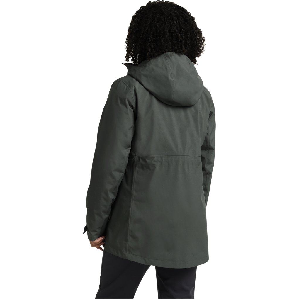 Jack Wolfskin Icecape 3In1 Down Jacket Women Rds - slate green