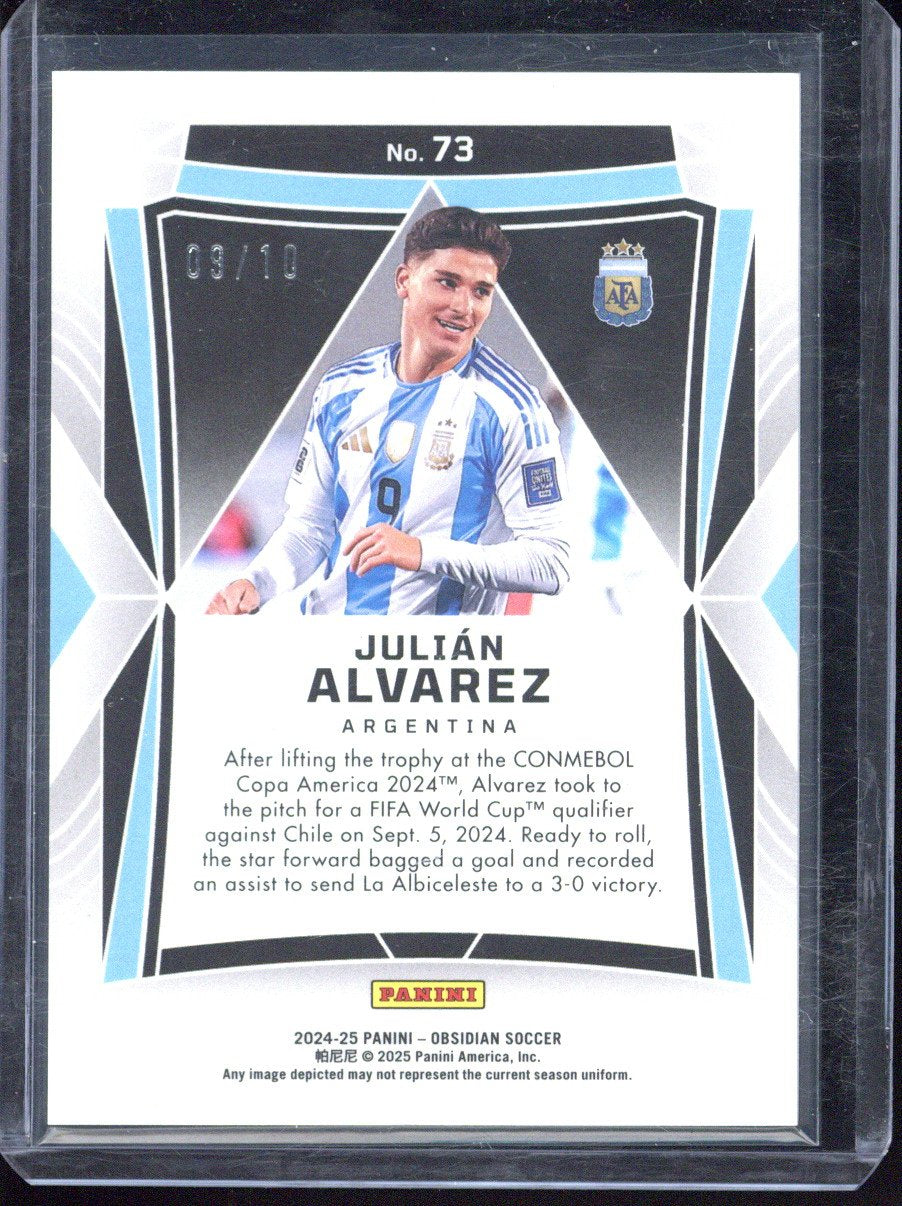 2024-25 Panini Obsidian Julian Alvarez /10