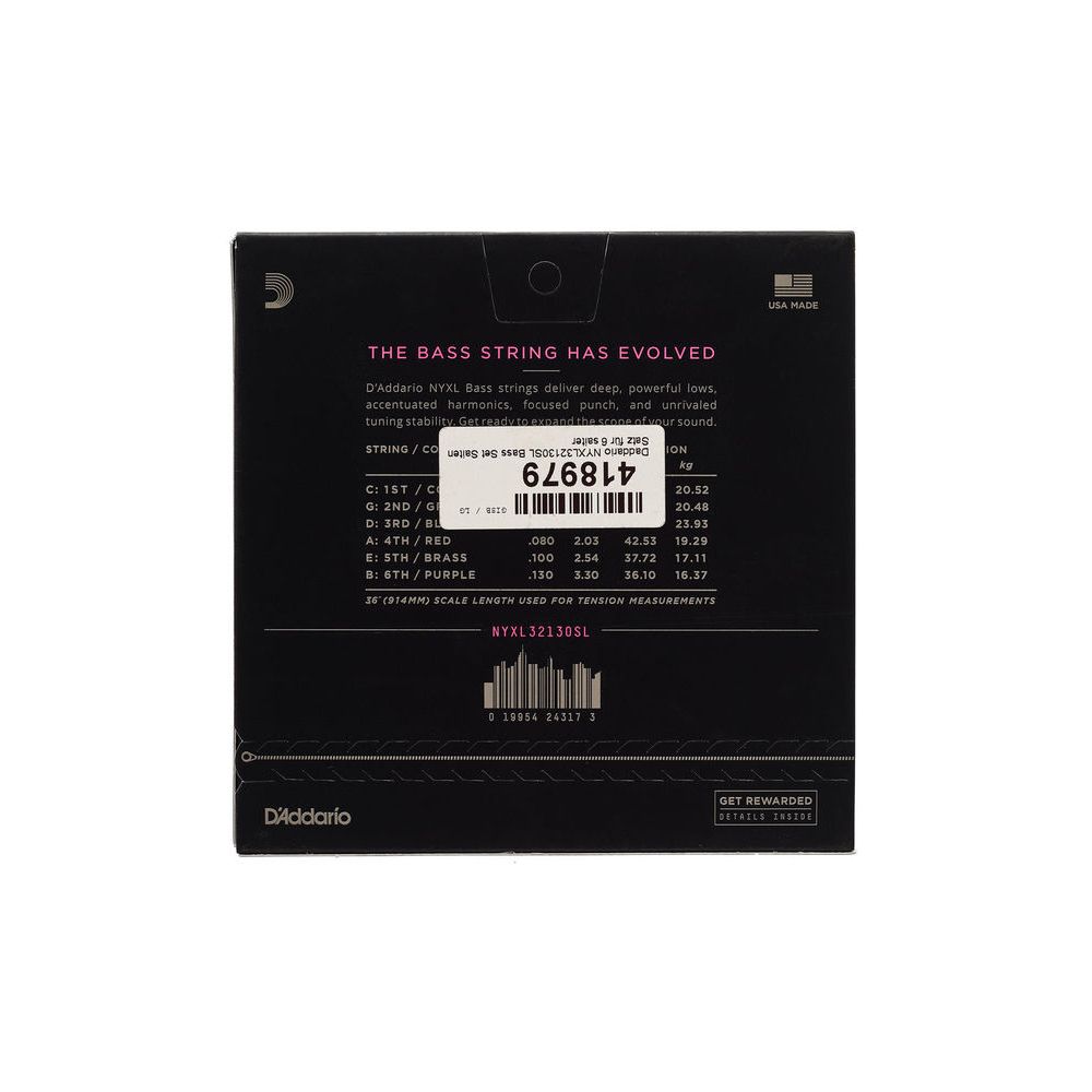 Daddario NYXL32130SL Bass Set – Thomann Ireland