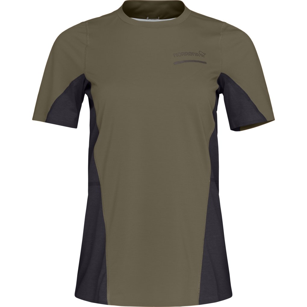 Norrona senja equaliser lightweight T-shirt Women - Olive Night