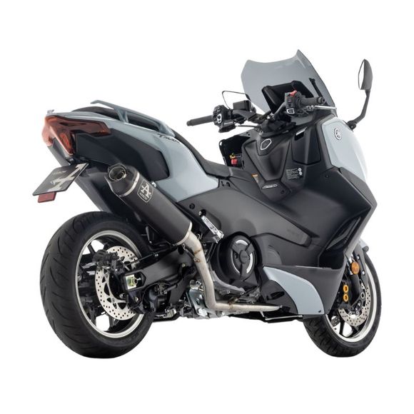 Arrow Indy Race Dark Titanium Racing Full System - Steel Collector - Grey / BlackRef: Aw0888 / 73022Pkn