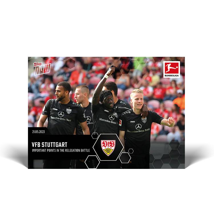 Topps UK - Important points in the relegation battle - Bundesliga TOPPS NOW® Card #210