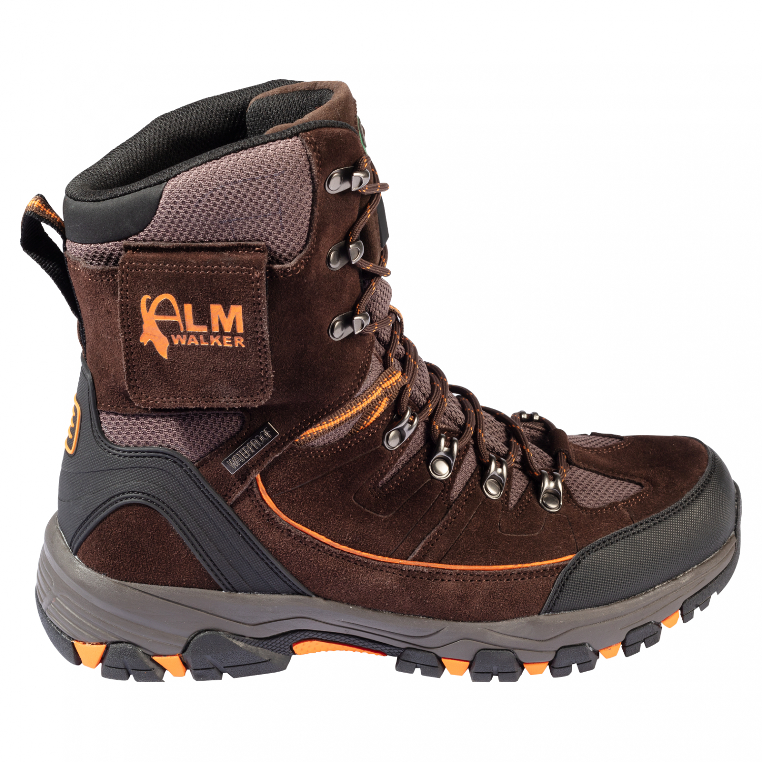 Almwalker Red Level Winter Boots Ice Men, Heatable (Brown)