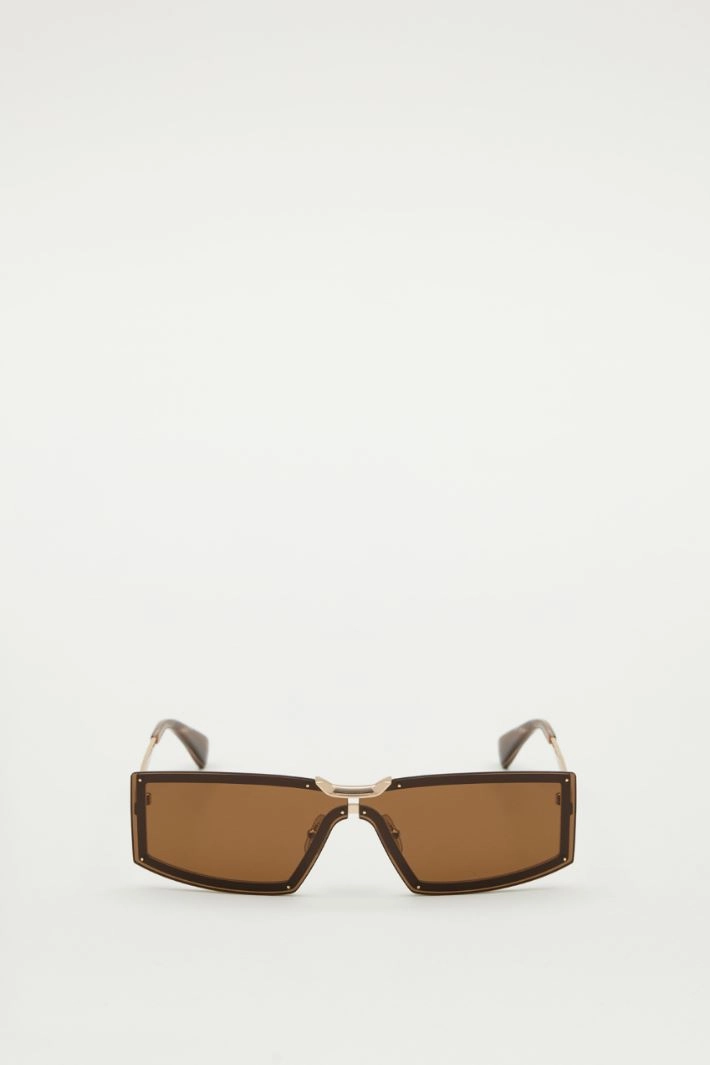Rectangular sunglasses - BROWN