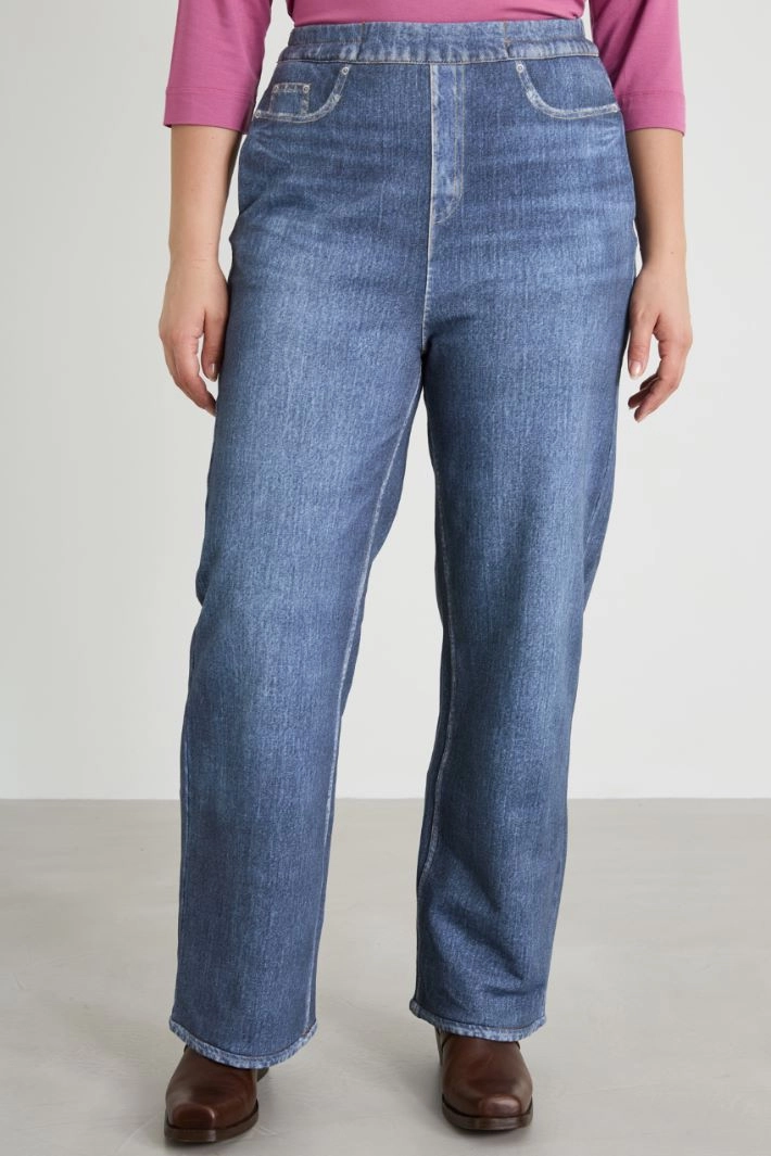 Jersey trousers - BLUE