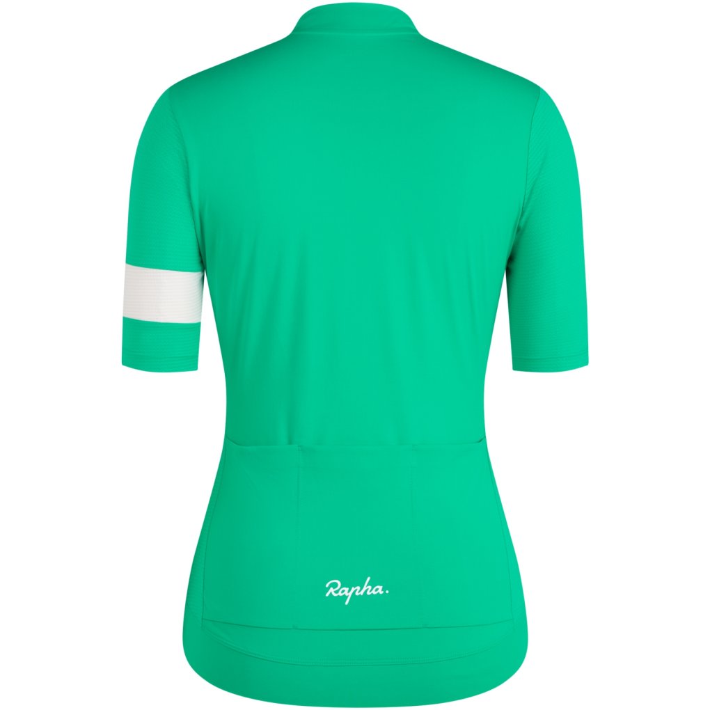 Rapha Core Lightweight Short Sleeve Jersey Women - fresh green/white