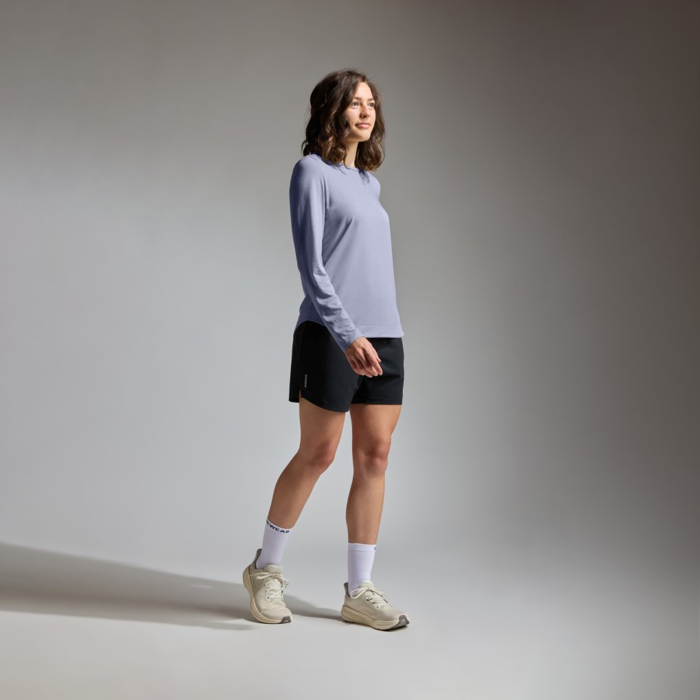GOREWEAR Training Long Sleeve Tee Women - amethyst grey DF00