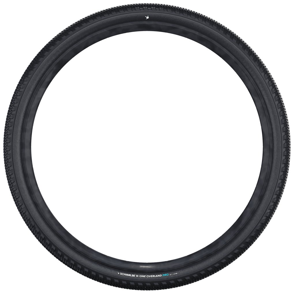 Schwalbe G-One Overland Pro Folding Tire - Gravel | Addix SpeedGrip | Double Defense | TLR | ECE-R75 - 45-622 | Black