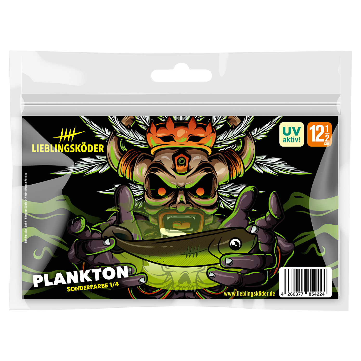 Lieblingsköder Shad Zander Bait (12.5 cm, Plankton)