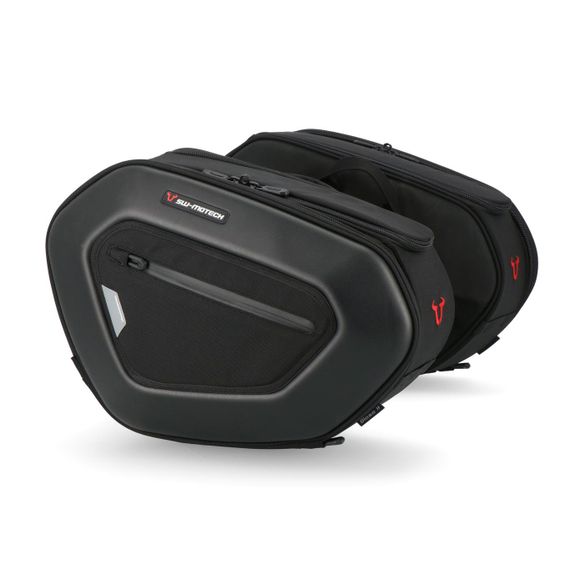 SW-MOTECH PRO BLAZE H SADDLEBAGS WITH MOUNT (2 x 20 liters) - BlackRef: Swm0617 / Bc.Hta.07.740.36002
