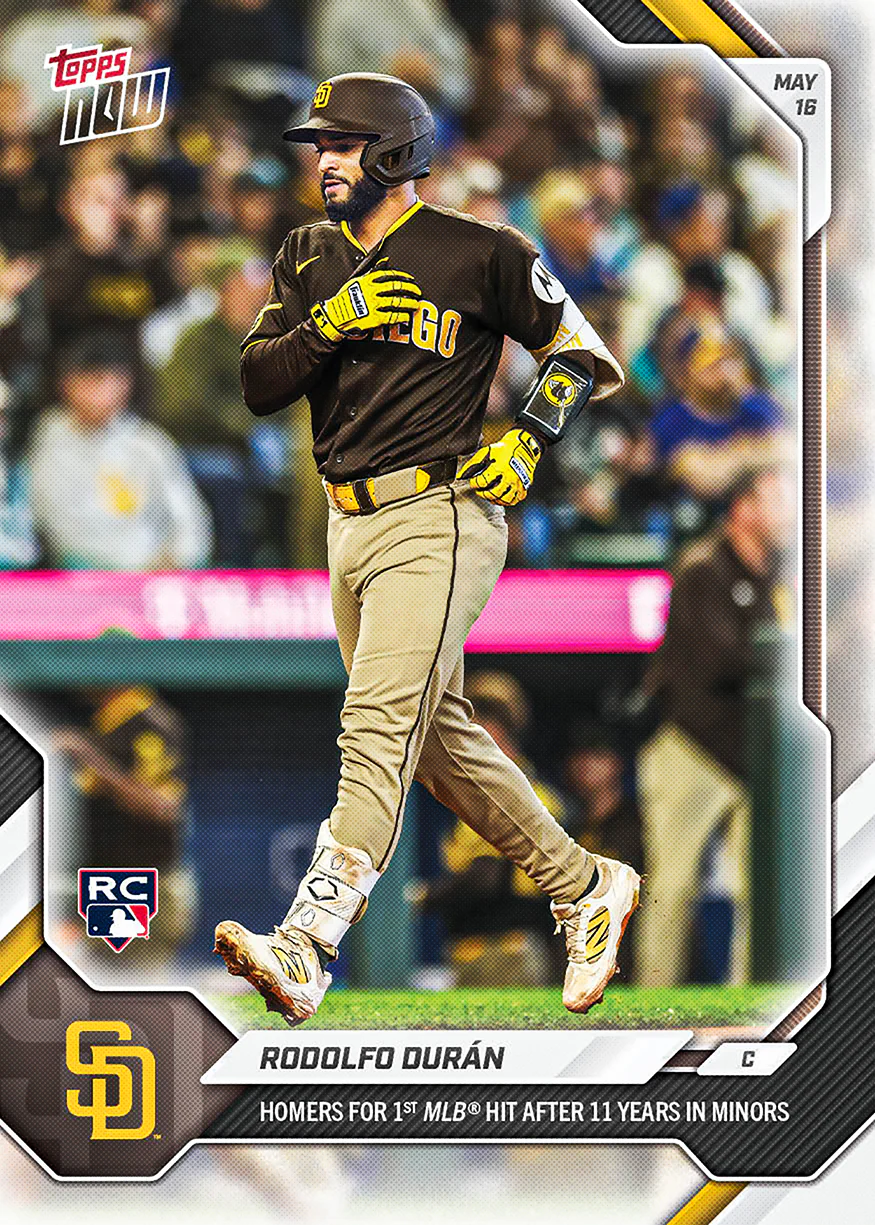 Rodolfo Durán - 2026 MLB Topps NOW® - Card 211 - PR: 999