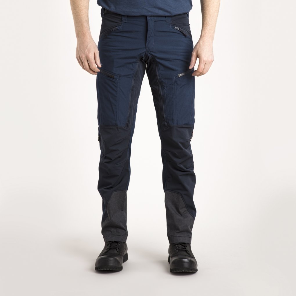 Lundhags Makke Hiking Pants Men - Regular - Light Navy/Deep Blue 671