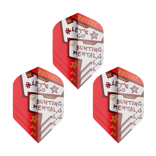 Target Pro Ultra Stephen Bunting Mental No2 Standard Flights - 3 Sets