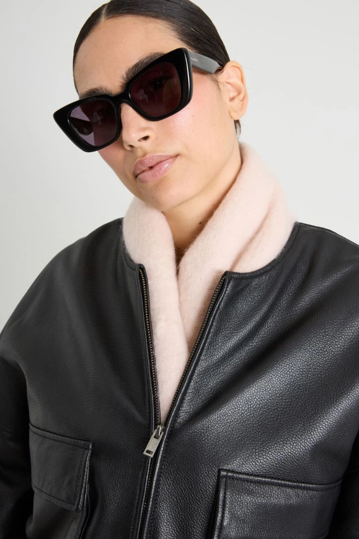 Fluffy scarf - POWDER PINK