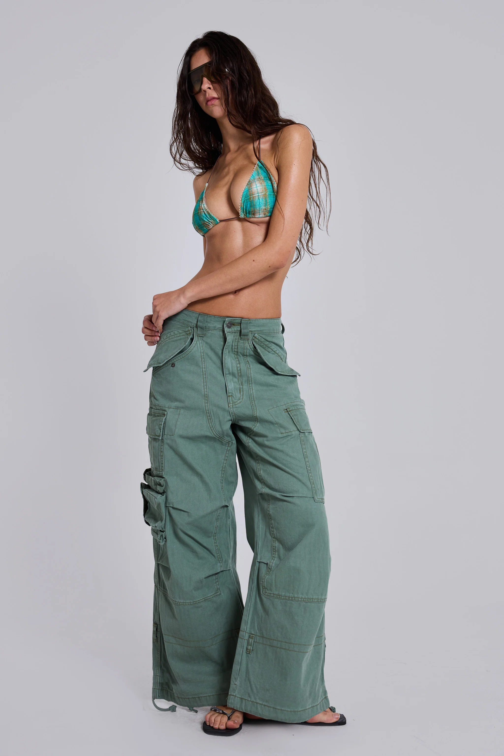 Utility Khaki Cargo Pants