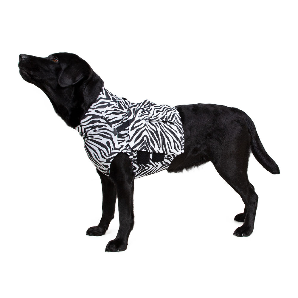 Medical Pet Top Shirt Zebra Print - M