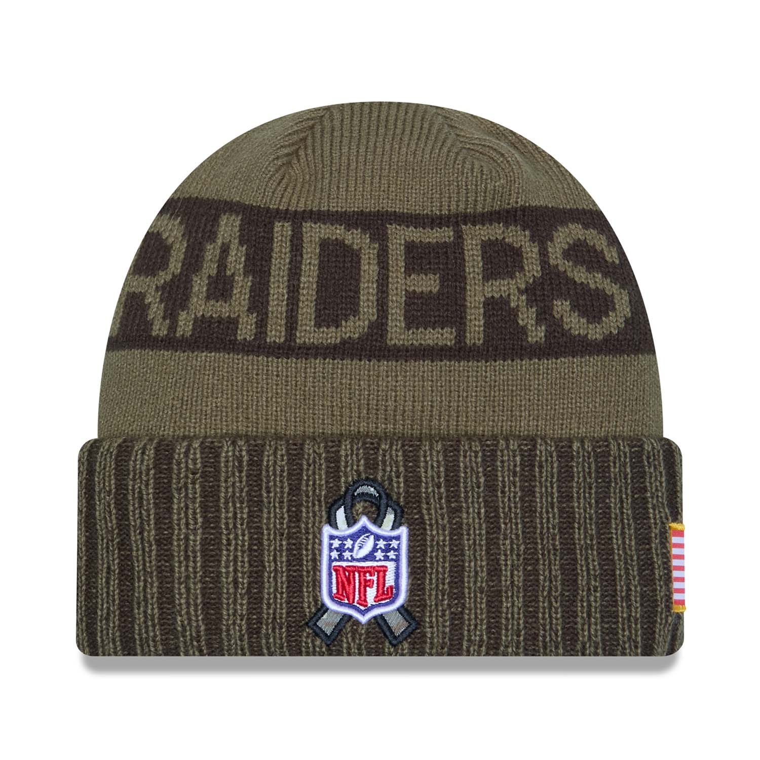 Las Vegas Raiders 2025 NFL Salute to Service New Era Sport Knit