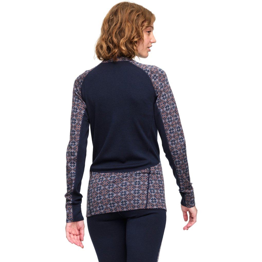 Kari Traa Rose Light Half Zip Baselayer Women - royal